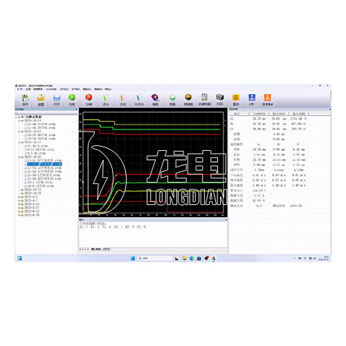 合閘電阻測試界面